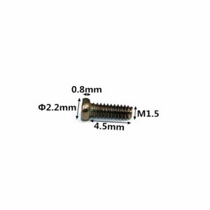 304 Stainless steel M1.6 Flat cross Head sus316 micro Self Tapping Screw electronic Thin Wafer Head Screws