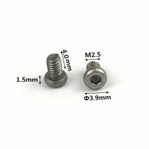 Micro Mini Stainless Steel Screw for Glasses Watches Computer Cases-Black Carbon Steel Metric Measurement System