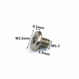 304 Stainless Steel Micro Mini Eyeglass Screw for Watch Computer Nose Pad Miniature Screw