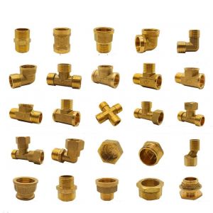 Brass BSP NPT hydraulic plumbing pipes and fittings